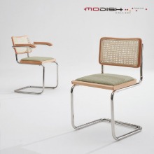 Eding 내추럴그린 라탄 디자인 의자 체어