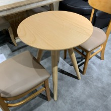 에어 2인 원목 식탁 원형 사각 테이블 단품/세트